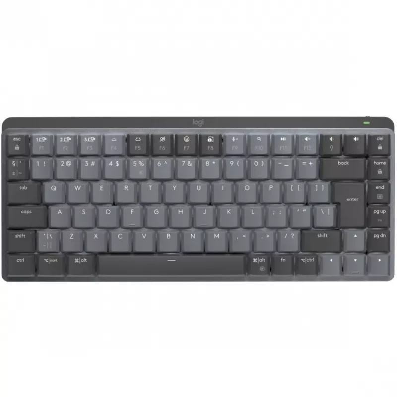 LOGITECH MX Mechanical Mini Minimalistinė belaidė apšviesta klaviatūra - GRAFITO - (US) INTL - 2.4GHZ/BT - N/A - EMEA - CLICKY