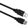 Ilginimo USB 3.0 laidas Helos 288351, 2,0 m, juodas, kištukas-lizdas