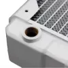 Radiatorius Black Ice Nemesis 360GTX Satin White 360mm CPU skysčio aušinimo radiatorius