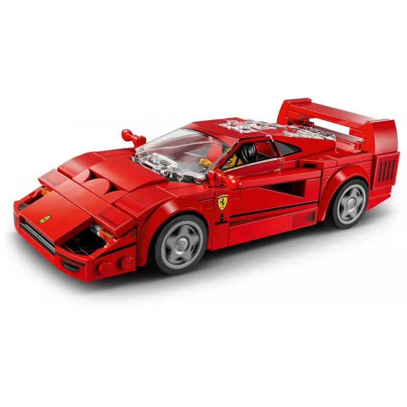 LEGO Speed Champions Ferrari F40 Supercar Konstruktorius su Vairuotojo Minifigūrėle, 9+ Metų