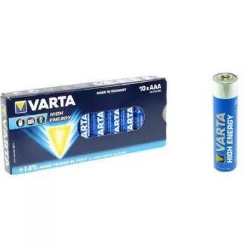 Varta High Energy AAA šarminė baterija 1,5V 1100 mAh – 10 vnt. pakuotė (4903)