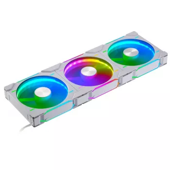 PHANTEKS D30-140 140 mm ARGB korpuso ventiliatoriai balti 3 vnt. pakuotė