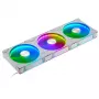 Phanteks D30-140 PWM Regular Airflow D-RGB baltas korpuso ventiliatorius 140 mm, 3 vnt.