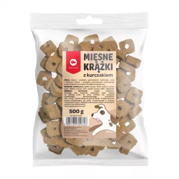MACED Mėsos diskeliai su vištiena šunims - 500 g