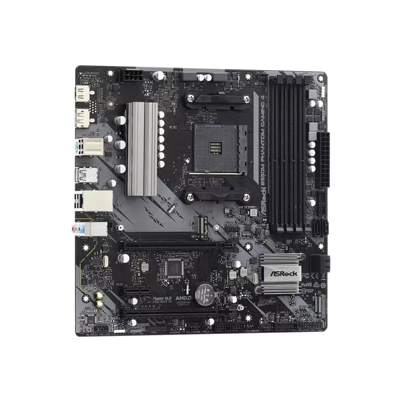 Motininė plokštė ASRock B550M Phantom Gaming 4 AMD B550 Socket AM4 micro ATX