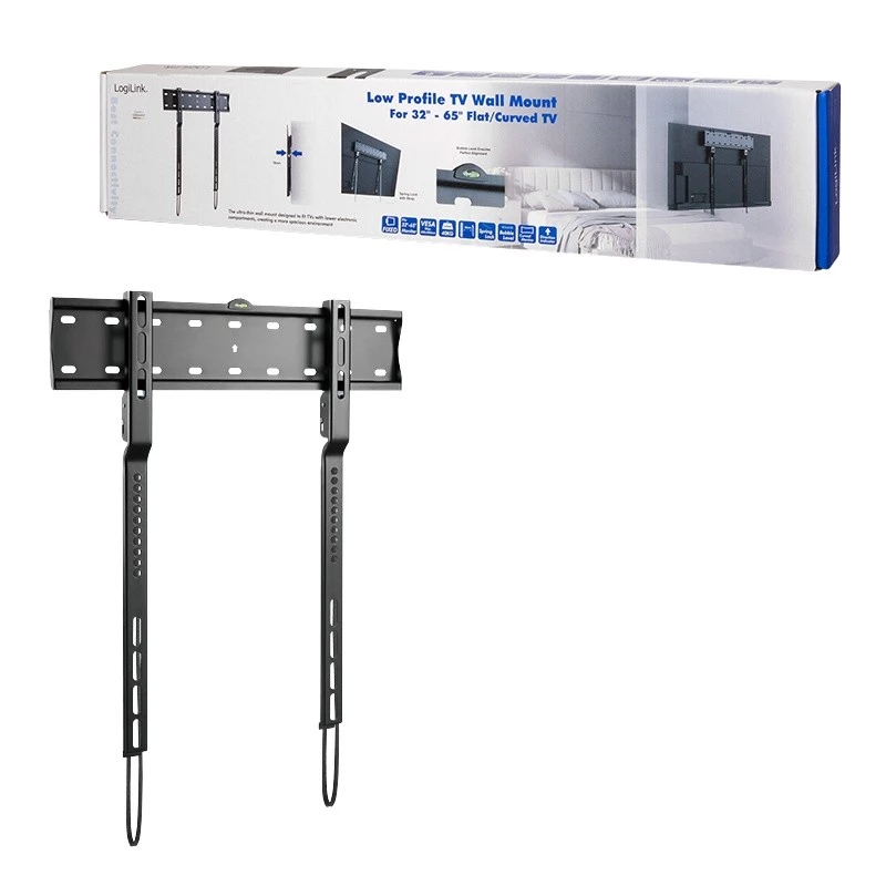 Fiksuotas TV laikiklis 32-65 colių, 40 kg, LOGILINK