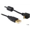 USB laidas DeLOCK USB 2.0 1 m Micro-USB B juodas