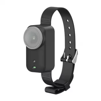 Silicinė juosta / šuns antkaklis Puluz, skirta DJI Osmo Nano (Juoda)