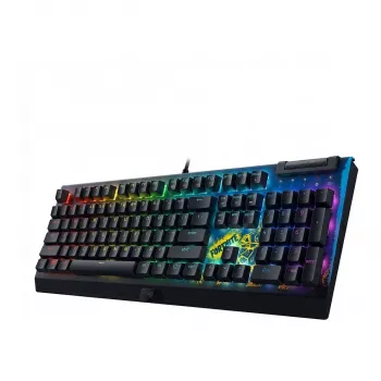 Razer BlackWidow V4 X Yellow Switch - Fortnite Ed. - Vokiškas išdėstymas - Klaviatūra - QWERTZ