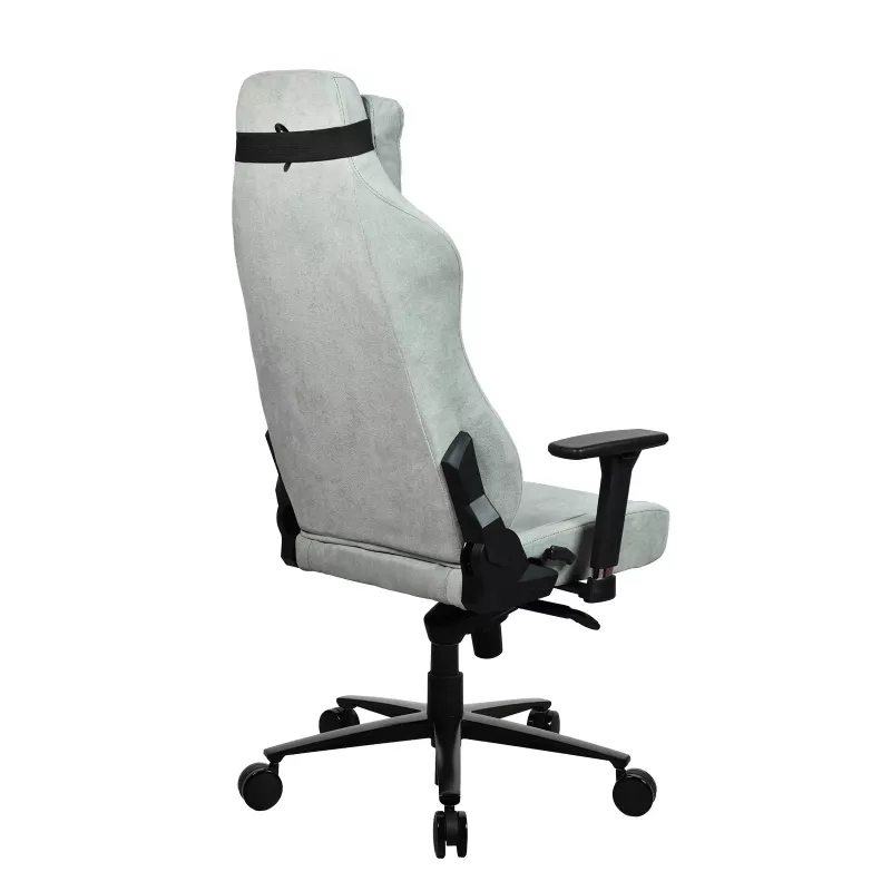 Žaidimų kėdė Arozzi Vernazza SoftFabric Pearl Green – ergonominė sėdynė iš minkšto audinio