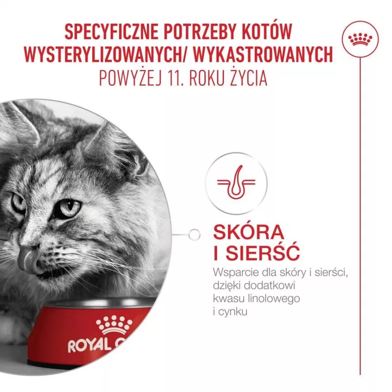 Sausas kačių ėdalas Royal Canin FHN Ageing Sterilised 11+ paukštiena 4 kg