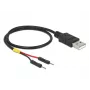 USB kabelis DeLOCK 85402 0,3 m USB A juodas
