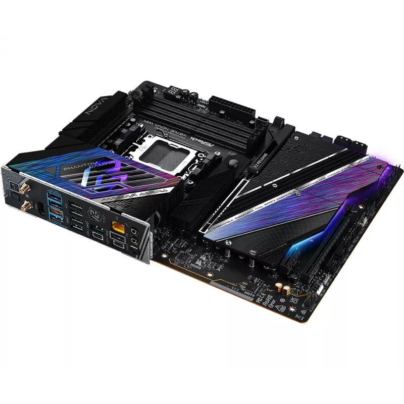 Motininė plokštė ASRock X870 NOVA WIFI — AMD X870, Socket AM5, ATX, 4× DIMM DDR5, 256GB, Wi‑Fi 7, 5GbE