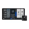 Shelly Wall Display X2 WiFi/BLU juodas su H&T – Dvigubas valdymo skydelis
