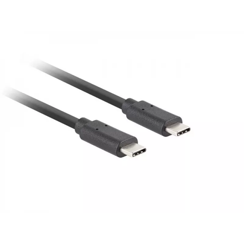 USB-C laidas M/M 3.1 gen 2 0,5m 10Gb/s PD100W juodas