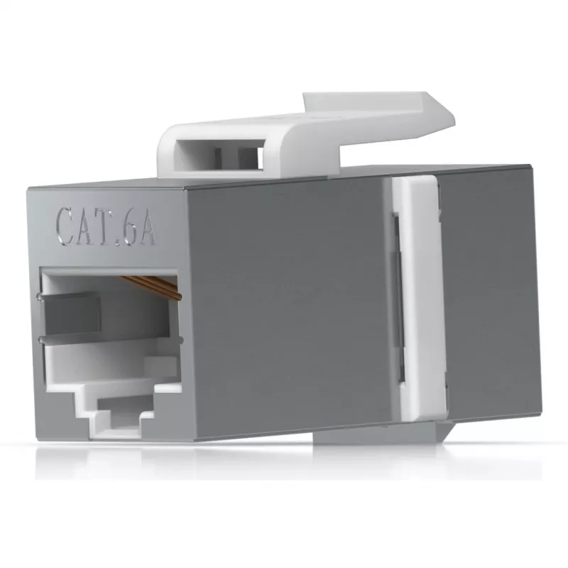 Keystone movoji jungtis Ubiquiti UACC-Keystone-Coupler-C6A plokščias nerūdijantis plienas RJ-45