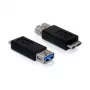USB 3.0 adapteris keitiklis iš micro USB 3.0-B į USB-A DELOCK 65183