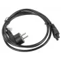 Lanberg CA-C5CA-11CC-0018-BK Stromkabel Schwarz 1,8 m CEE7/7 C5-Koppler (CA-C5CA-11CC-0018-BK)