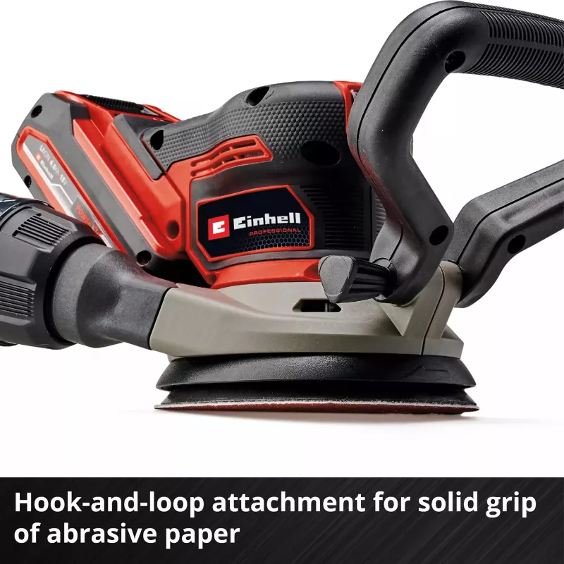 Šlifuoklis EINHELL TP‑RS 18/32 Li BL Solo – 24 000 aps./min, juodai raudonas, 1,11 kg