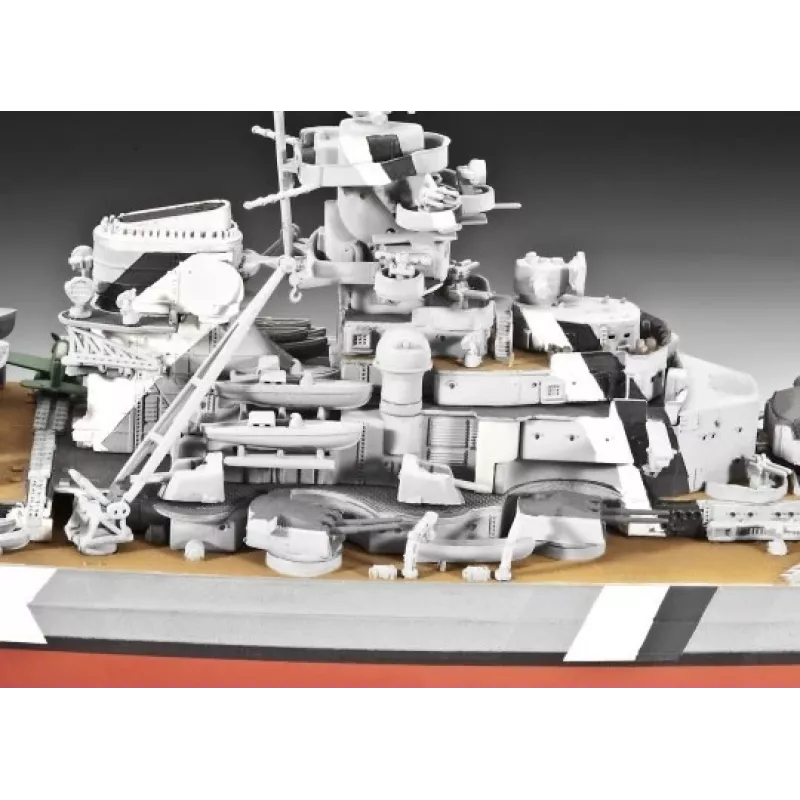 Lėktuvnešio modelis Revell Bismarck Surinkimo rinkinys 1:700