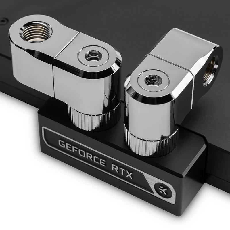 EK Water Blocks EK-Quantum Torque G1/4 Double Extension Offset MF 28 jungtis, nikelio