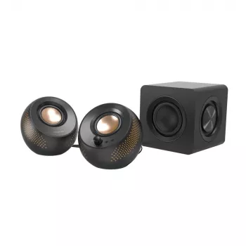 Creative Pebble X Plus garsiakalbių rinkinys 30 W Universalus Juodas 2.1 kanalai Bluetooth