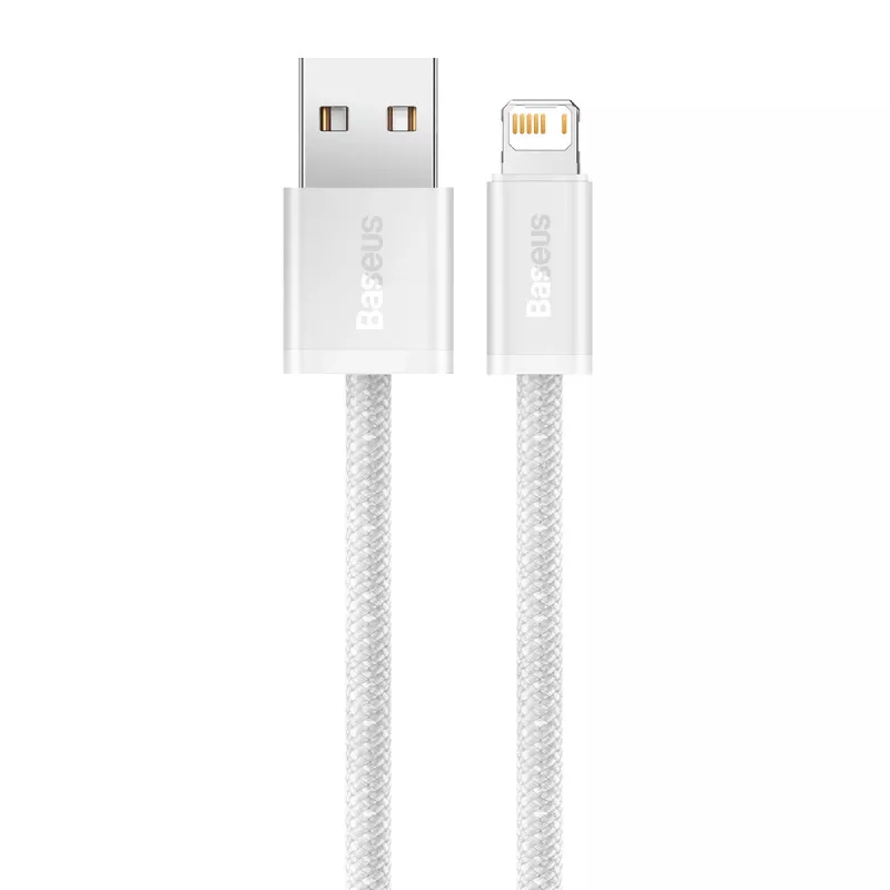 Baseus Dynamic USB į Lightning laidas, 2,4A, 2m (Baltas)