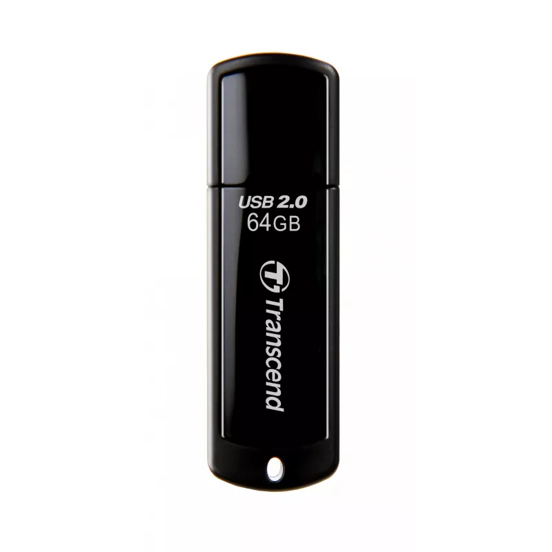 USB atmintukas Transcend JetFlash 350 64 GB, USB 2.0, juodas