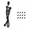 120 mm PC ventiliatorius DeepCool FL12 3 viename, juodas, 120×25 mm, 2150 RPM, skysčio dinaminis guolis, PWM, 55 CFM, 32 dB, 3 vnt. pakuotė