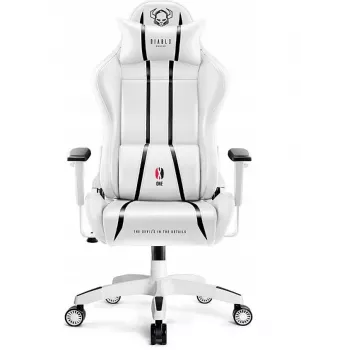Diablo X-ONE 2.0 Normal žaidimų kėdė balta ir juoda