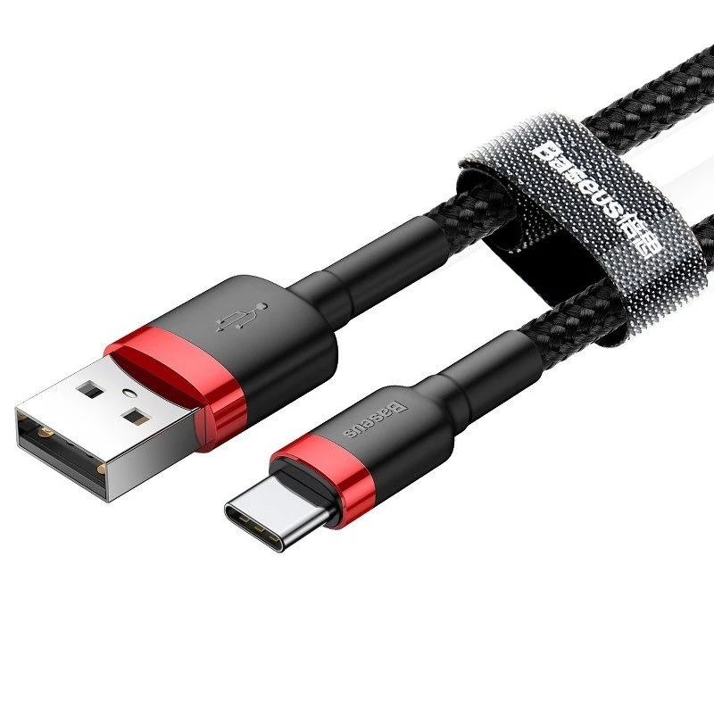 Mobiliojo telefono laidas Baseus Raudonas 1 m USB A USB C