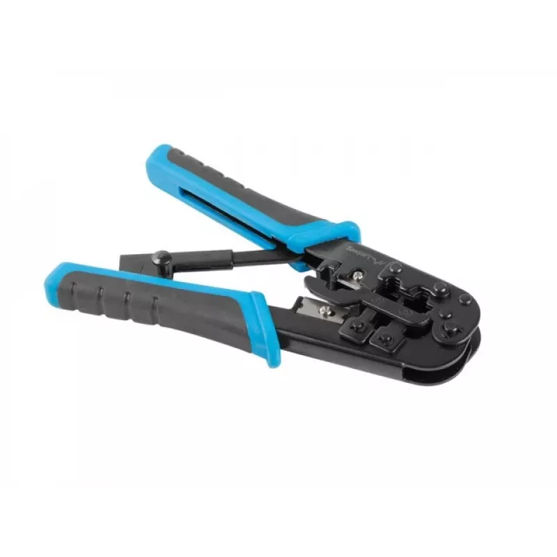 Krimpingo įrankis LANBERG NT-0201 RJ-45 jungtims, 180 mm, 315 g, juodas/mėlynas