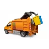 BRUDER modelis MB Sprinter komunalinis šiukšliavežis BR-02682, mastelio žaislinė kopija