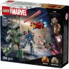 Konstruktorius LEGO Marvel Super Heroes Geležinis žmogus ir karo mašina rinkinys 76320, 204 detalės, 2 minifigūrėlės, 100 mm aukštis