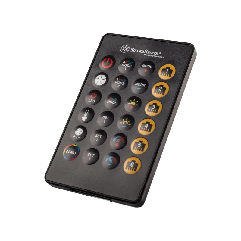 SilverStone SST-LSB02-E – ARGB LED šakotuvas ir valdiklis, juodas