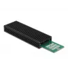 DeLOCK išorinis SSD dėklas USB Type-C M.2 NVMe PCIe arba SATA SSD