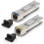 SFP WDM šviesolaidinis siųstuvų-imtuvų pora Extralink 1.25G 1310/1550nm vienmodis 3km SC DOM
