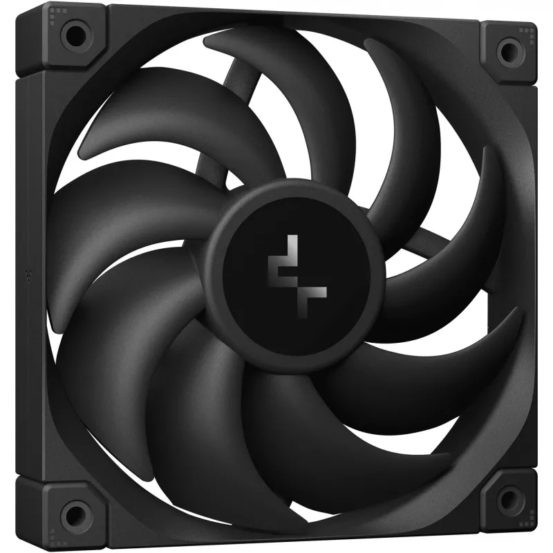 Oro aušintuvas DeepCool AK400 Digital PRO — 120 mm ventiliatorius, PWM, 1850 RPM, FDB, suderinamas su LGA 1700/1200/115x/AM4/AM5, juodas