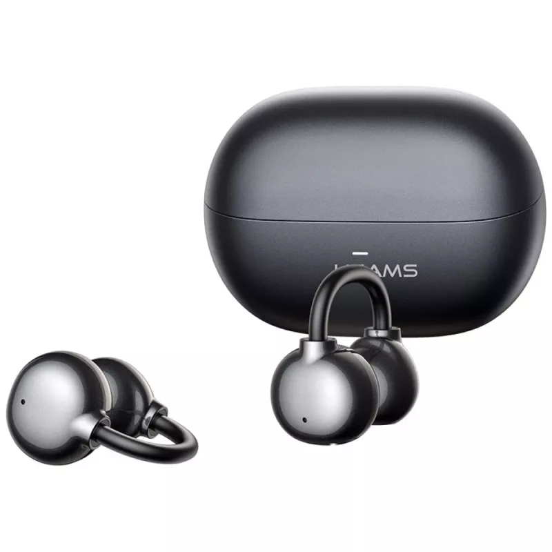 Belaidės ausinės USAMS Echo R02 Clip-on pilkos