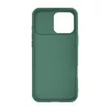 Apsauginis dėklas Nillkin CamShield Pro, skirtas iPhone 16 Pro Max, žalias, su slankiojančiu kameros dangteliu, galinė ir šoninė apsauga