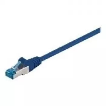 Wentronic Goobay CAT 6a Patch Laidas, S/FTP (PiMF), Mėlynas, 5 m - LSZH Be Halogenų, Varis (93812)