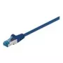 Wentronic Goobay CAT 6a Patch Laidas, S/FTP (PiMF), Mėlynas, 5 m - LSZH Be Halogenų, Varis (93812)