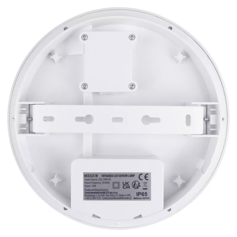 LED lauko šviestuvas su judesio davikliu MACLEAN MCE525 W