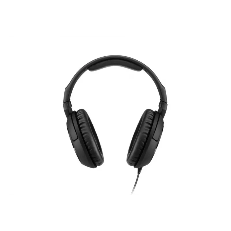 Sennheiser HD 200 PRO laidinės uždaros studijinės ausinės, 32 Ω, 20–20000 Hz, 2 m laidas, 3,5 mm, juodos