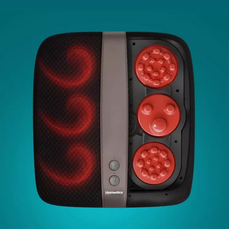 Pėdų masažuoklis HoMedics FM-TS12H-EU Shiatsu Deluxe su šildymu ir minkymo funkcijomis