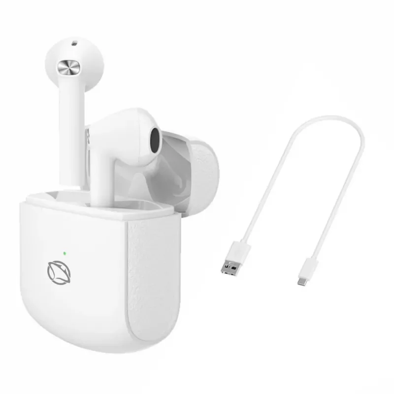 Belaidės ausinės Manta MTWS010W Rytmo X TWS baltos
