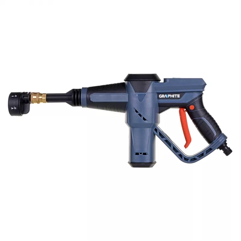 Graphite 58G083 slėginis plovimo aparatas kompaktiškas akumuliatorinis 170 l/h pilkas