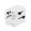 Kelioninis maitinimo adapteris GEMBIRD TPA-EU1A1C20-01-W 20W, USB-A 18W + USB-C 20W, Schuko kištukas, įėjimas 100–250V