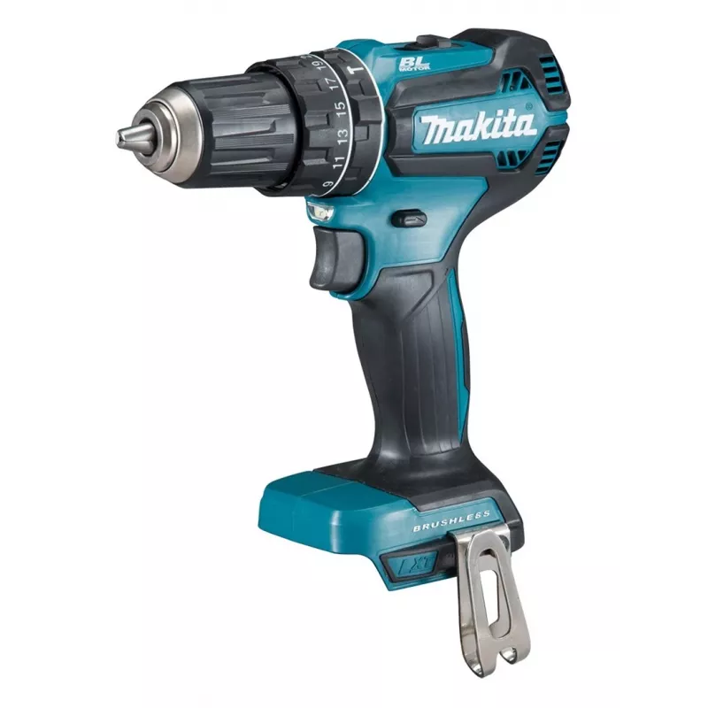 Gręžtuvas Makita DHP485Z, be rakto, 1,1 kg, juodas, mėlynas