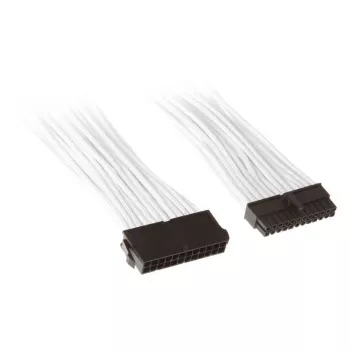 SilverStone PP07-MBW – Maitinimo ilginimo laidas – ATX, 24 kontaktų (kištukas) – ATX, 24 kontaktų (lizdas) – 30 cm – Baltas (SST-PP07-MBW)
